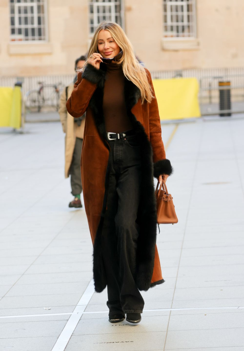 Olivia Attwood Arrives at BBC Woman