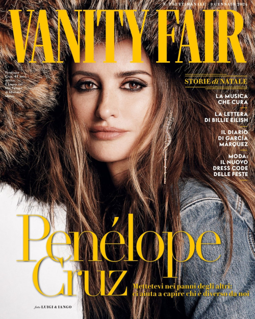 Penelope Cruz for Vanity Fair Italy, January 2024