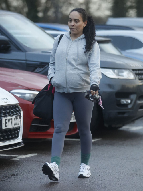 Pregnant Annie Bullah Leaves a Gym in Essex, January 2024 1