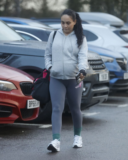 Pregnant Annie Bullah Leaves a Gym in Essex, January 2024 4