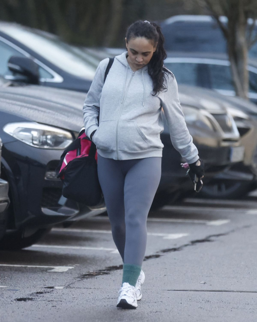 Pregnant Annie Bullah Leaves a Gym in Essex, January 2024 5