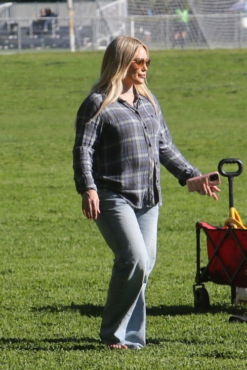 Pregnant Hilary Duff Celebrates Daughter