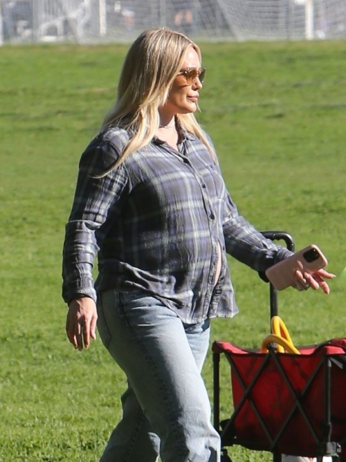 Pregnant Hilary Duff Celebrates Daughter