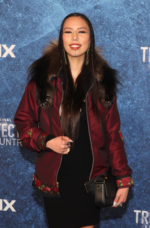 Quannah Chasinghorse at True Detective Night Country Premiere, January 2024