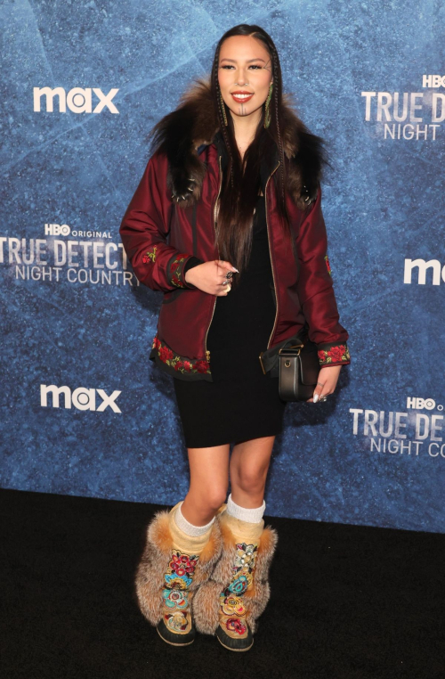 Quannah Chasinghorse at True Detective Night Country Premiere, January 2024 1