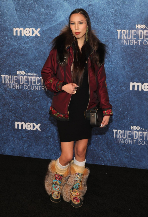 Quannah Chasinghorse at True Detective Night Country Premiere, January 2024 3