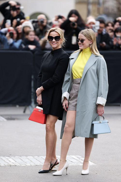 Reese Witherspoon and Ava Phillippe at Fendi Spring/Summer Show, January 2024 2