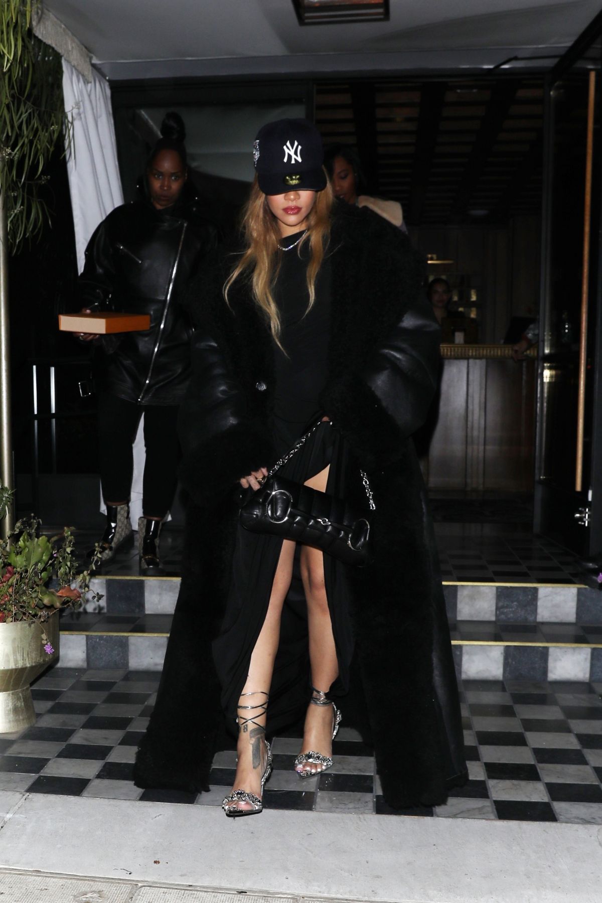 Rihanna leaves Bird Streets Club in West Hollywood, January 2024