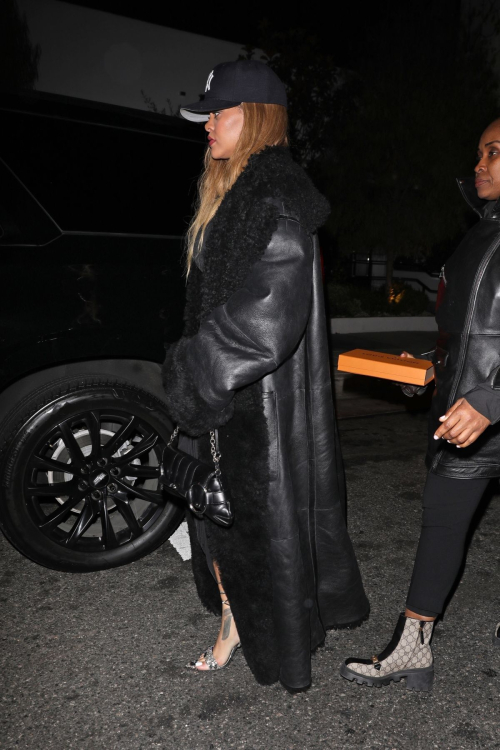 Rihanna leaves Bird Streets Club in West Hollywood, January 2024 1