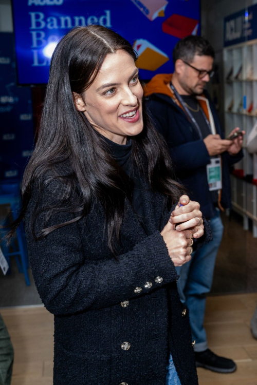 Riley Keough at IndieWire Sundance Studio, January 2024