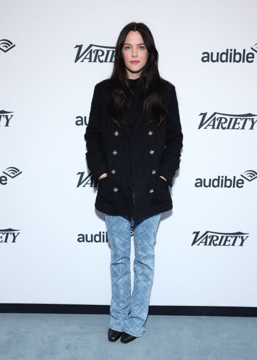 Riley Keough at Variety Sundance Studio Presented by Audible, January 2024