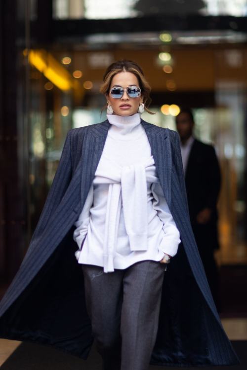 Rita Ora Heads to Dior Fashion Show in Paris, January 2024 5