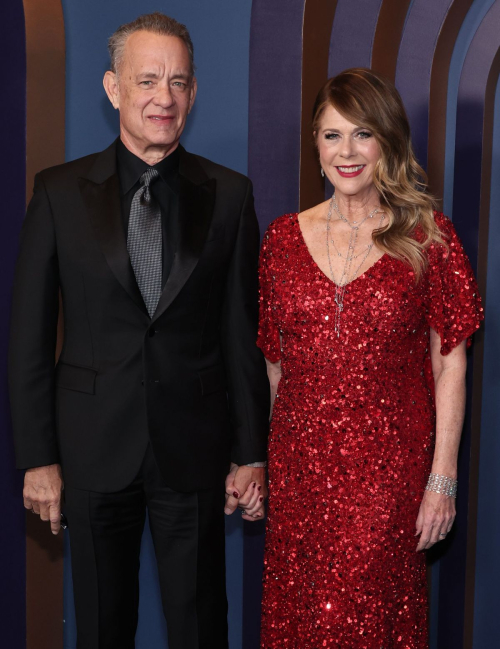 Rita Wilson and Tom Hanks at AMPAS 14th Annual Governors Awards, January 2024 5