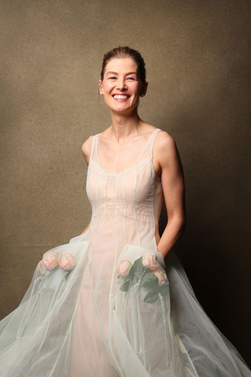 Rosamund Pike BAFTA Tea Party Portrait, January 2024