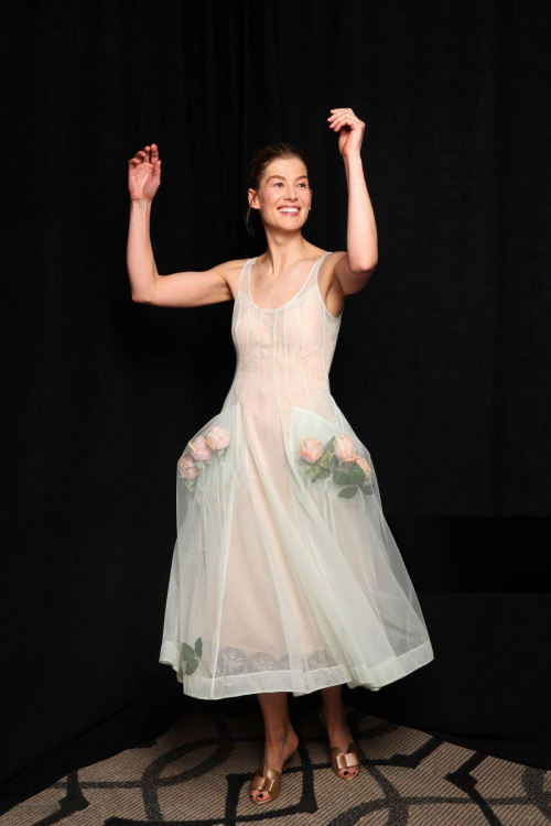 Rosamund Pike BAFTA Tea Party Portrait, January 2024 10