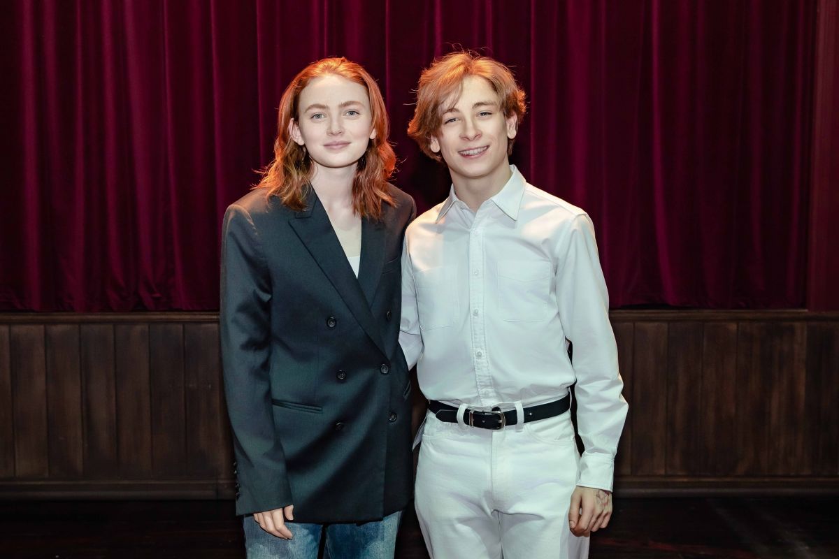 Sadie Sink Visiting Stranger Things Stage in London, January 2024