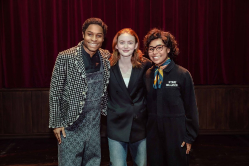 Sadie Sink Visiting Stranger Things Stage in London, January 2024 1