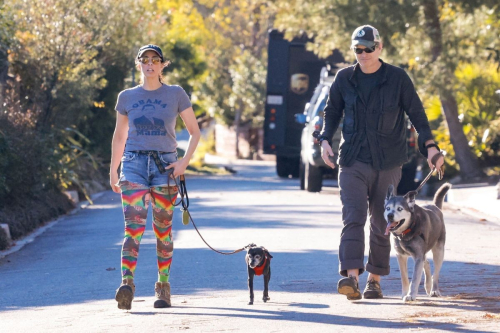 Sarah Silverman Out with Dog and Friend, January 2024 3