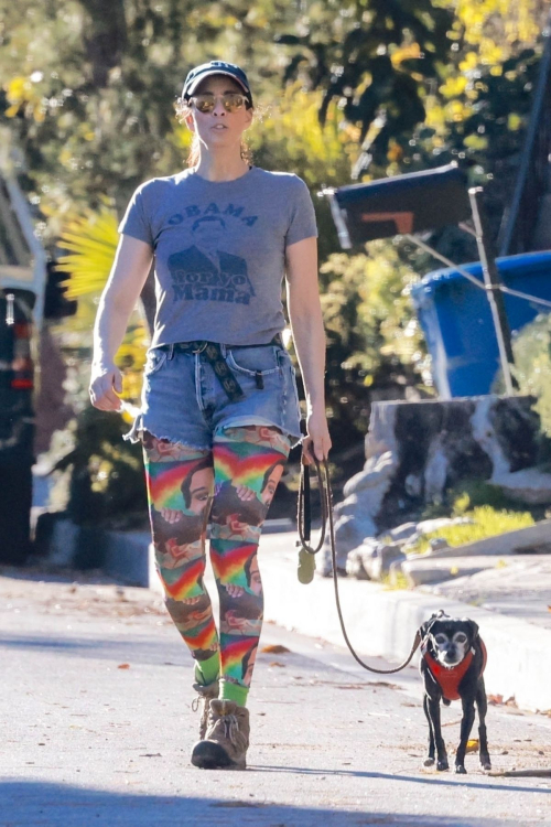 Sarah Silverman Out with Dog and Friend, January 2024 4