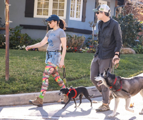 Sarah Silverman Out with Dog and Friend, January 2024 6