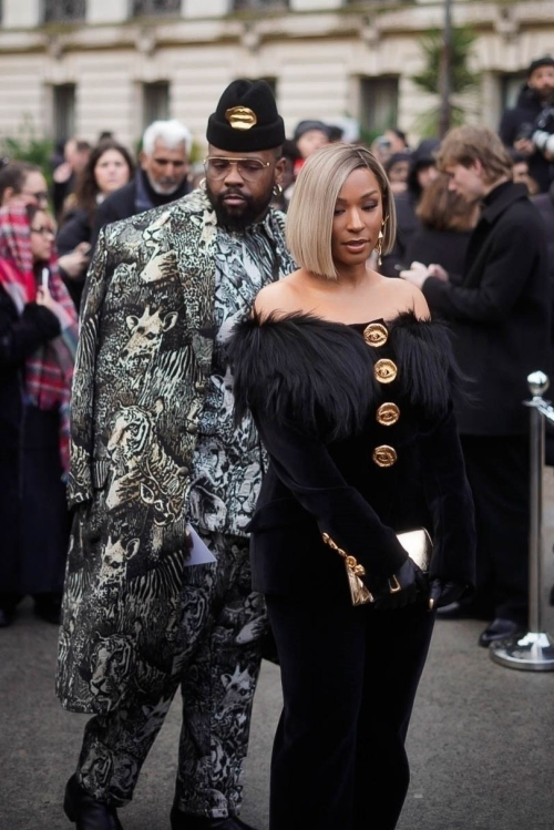 Savannah James at Schiaparelli Haute Couture Show in Paris, January 2024 1