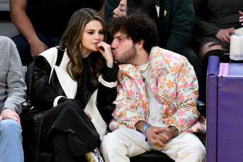 Selena Gomez and Benny Blanco at Lakers vs Miami Heat Game, January 2024 1