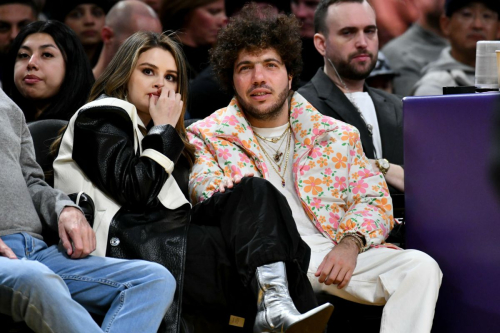 Selena Gomez and Benny Blanco at Lakers vs Miami Heat Game, January 2024 2