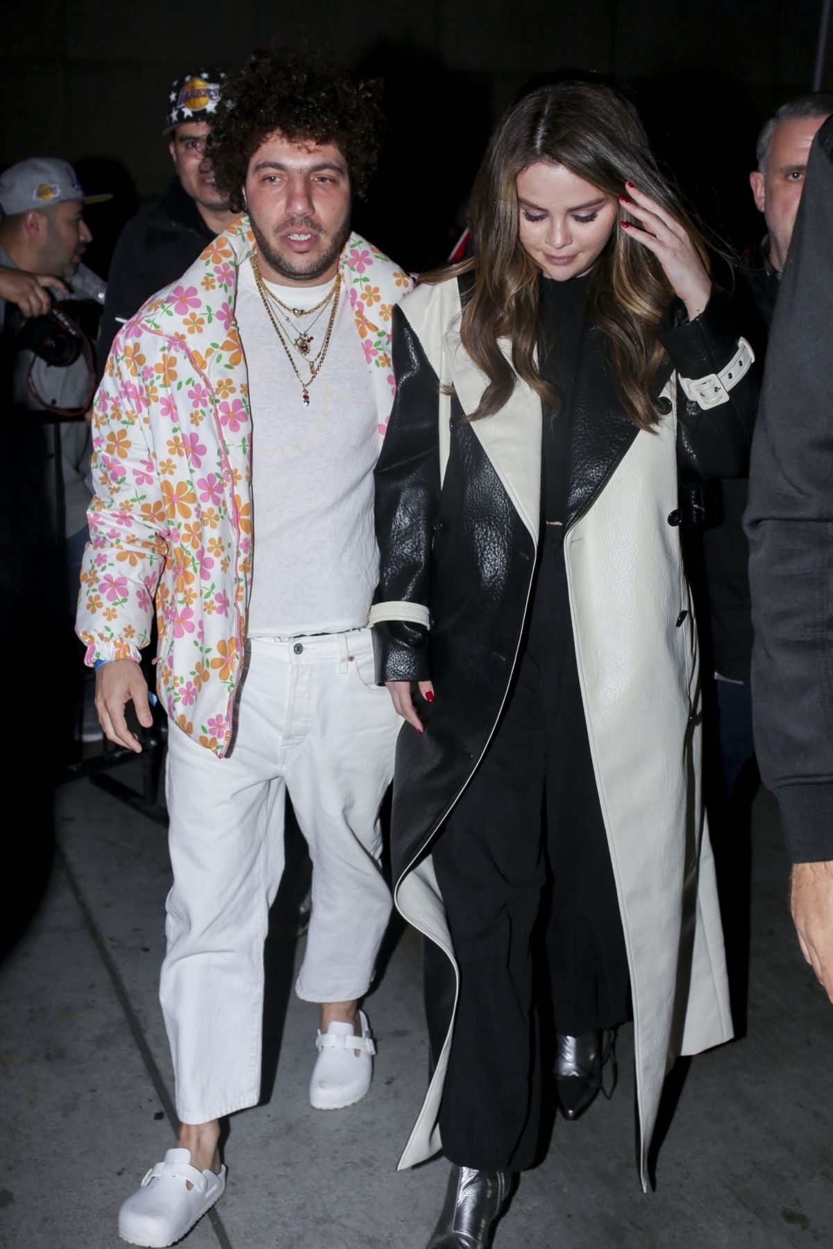 Selena Gomez and Benny Blanco Leave Lakers vs Miami Heat Game, January 2024