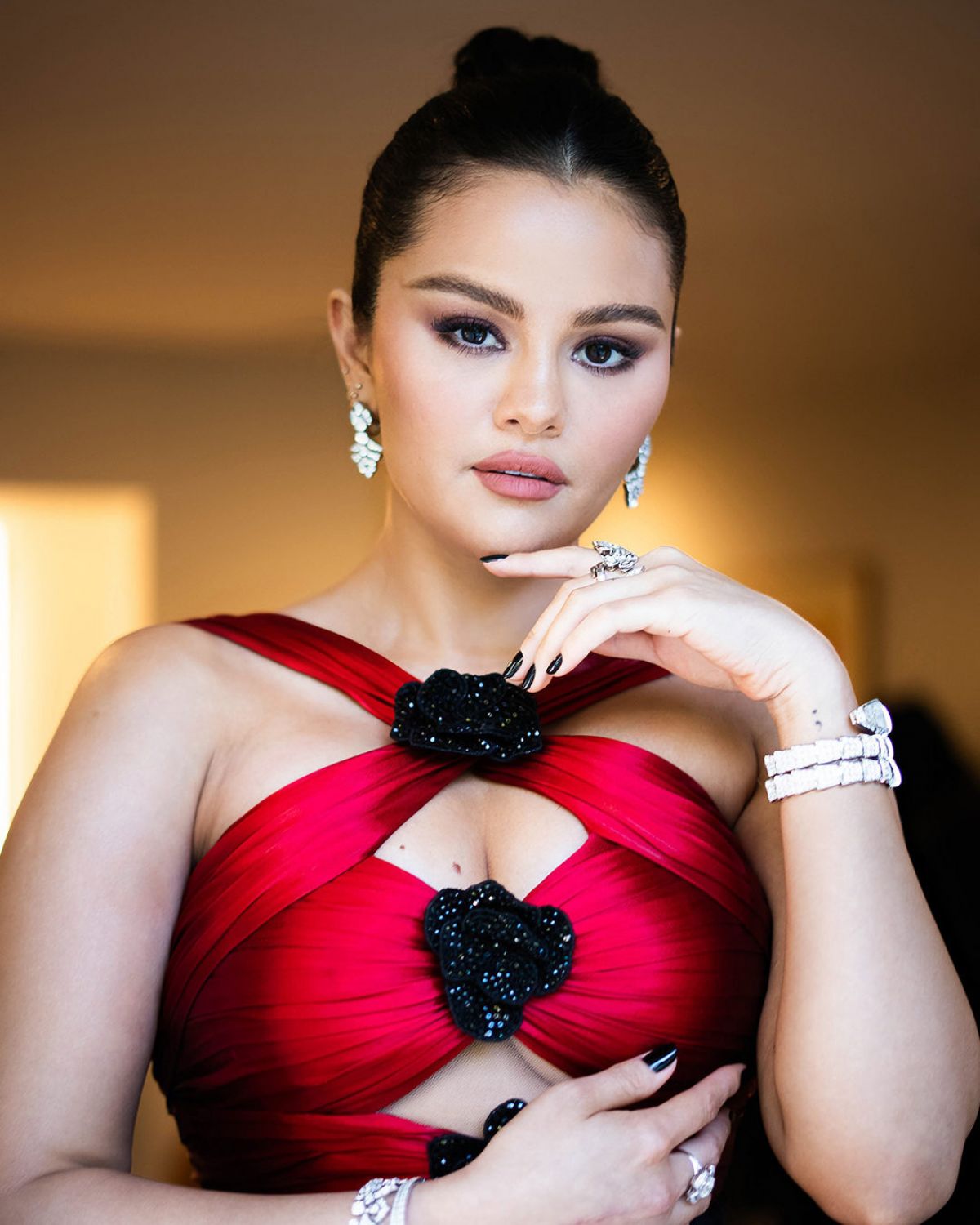 Selena Gomez Golden Globes Photoshoot, January 2024