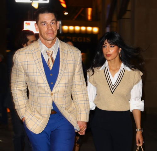 Shay Shariatzadeh and John Cena Arrive at Polo Bar, January 2024 1