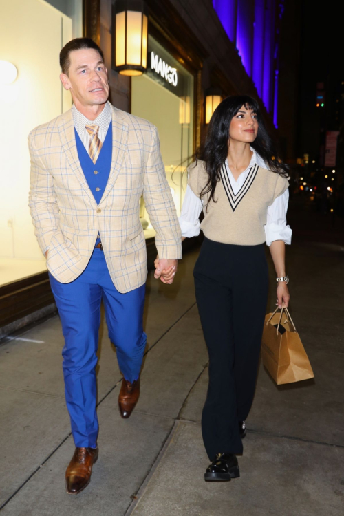 Shay Shariatzadeh and John Cena Arrive at Polo Bar, January 2024 2