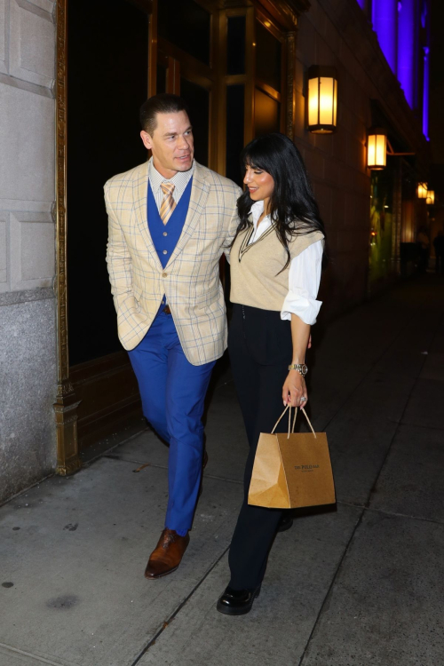 Shay Shariatzadeh and John Cena Arrive at Polo Bar, January 2024 3