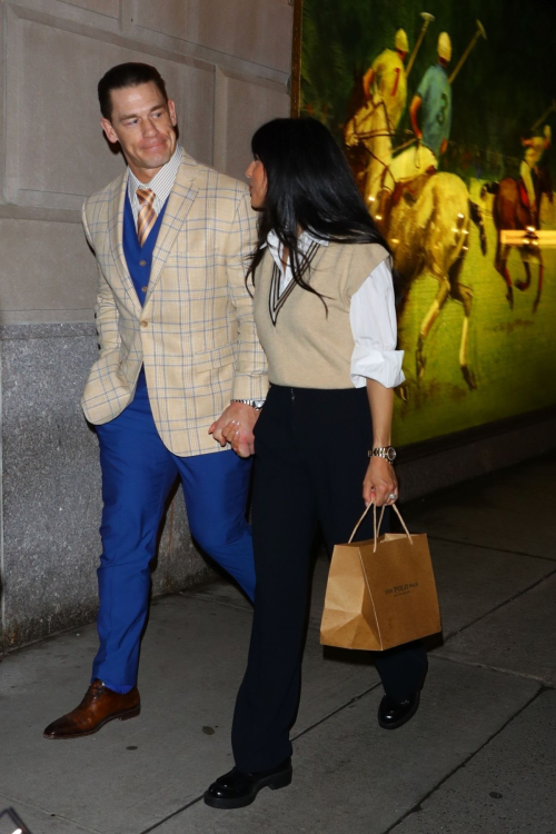 Shay Shariatzadeh and John Cena Arrive at Polo Bar, January 2024 4