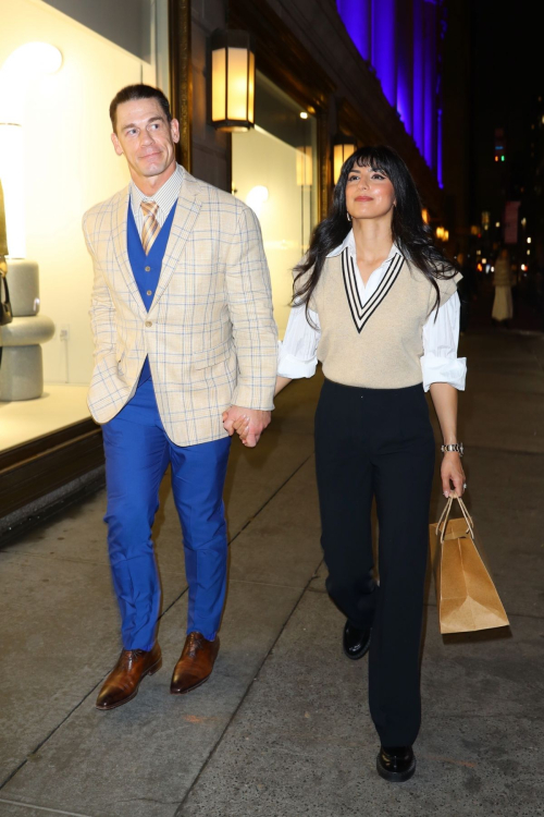 Shay Shariatzadeh and John Cena Arrive at Polo Bar, January 2024 5