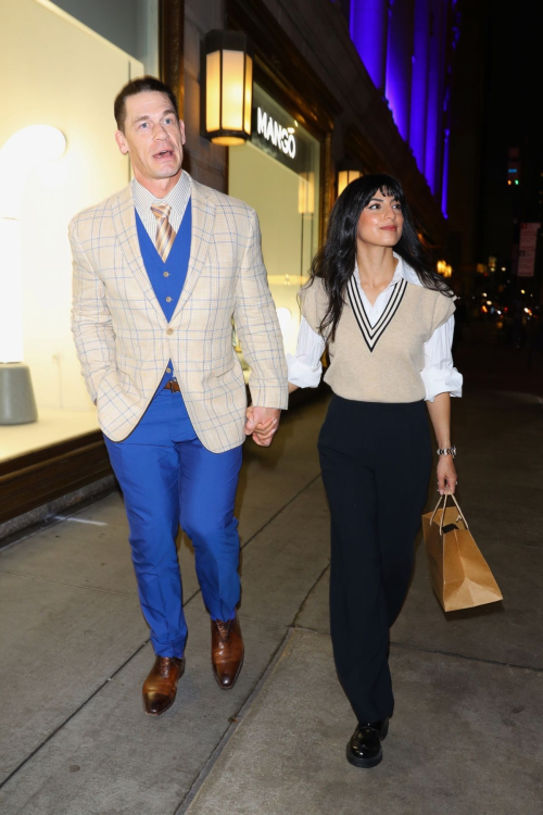 Shay Shariatzadeh and John Cena Arrive at Polo Bar, January 2024 6