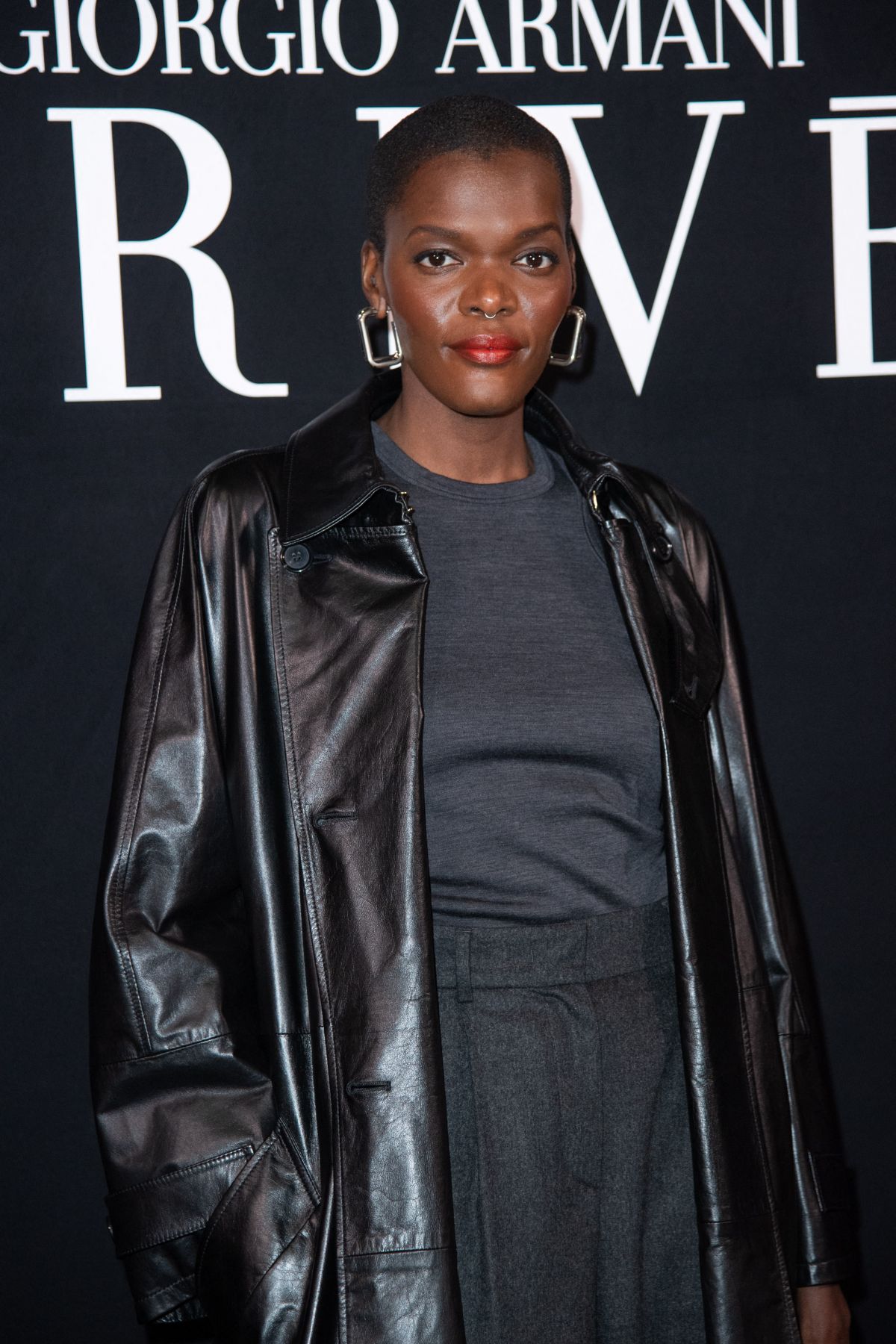 Sheila Atim at Giorgio Armani Prive Haute Couture Show in Paris, January 2024