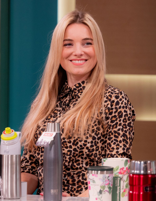 Sian Welby at This Morning TV Show in London, January 2024 1