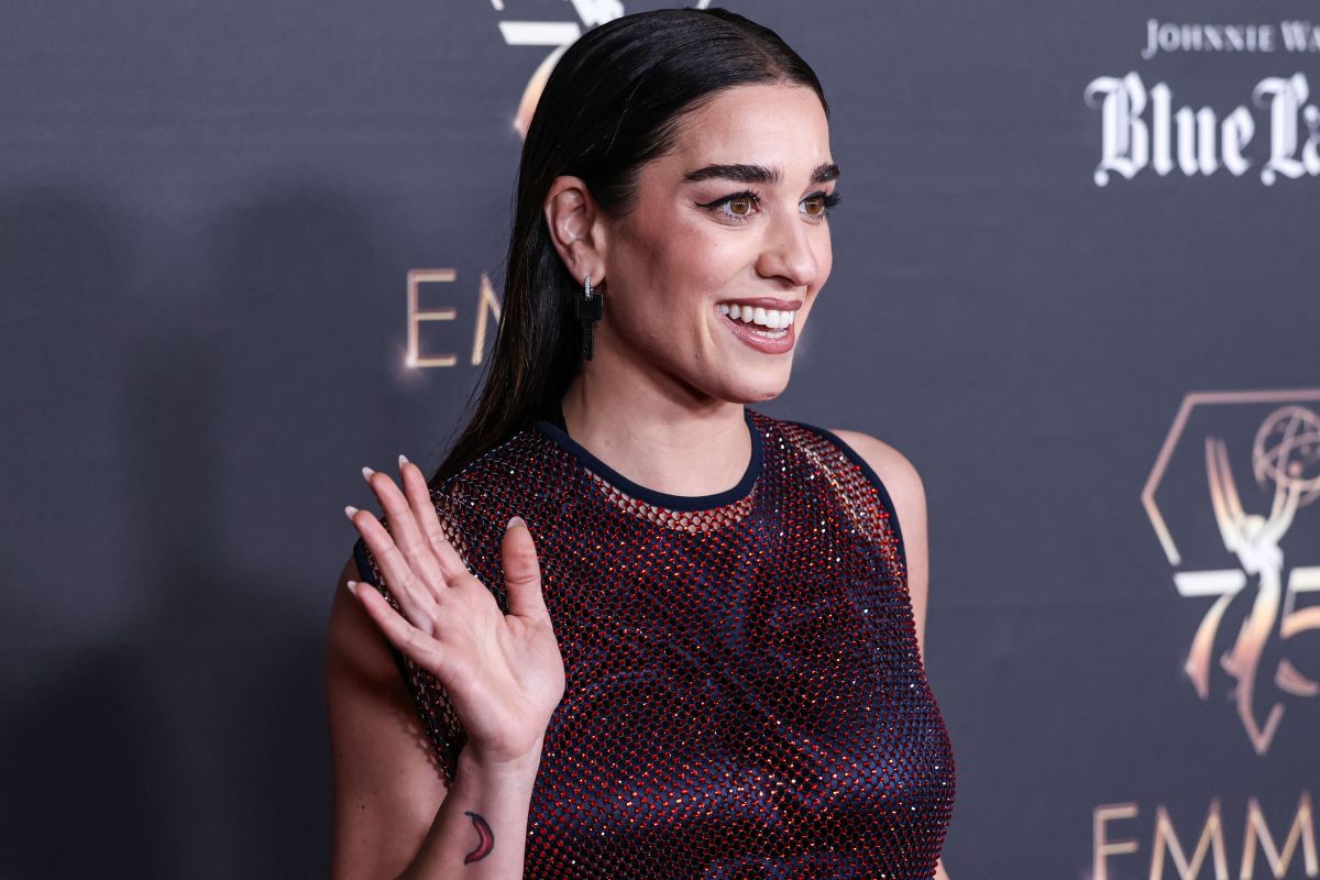 Simona Tabasco at 75th Emmys Season Red Carpet Event in Los Angeles, January 2024