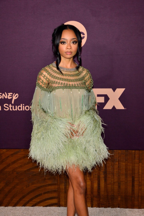 Skai Jackson at Walt Disney Company Emmy Awards Party in Los Angeles, January 2024