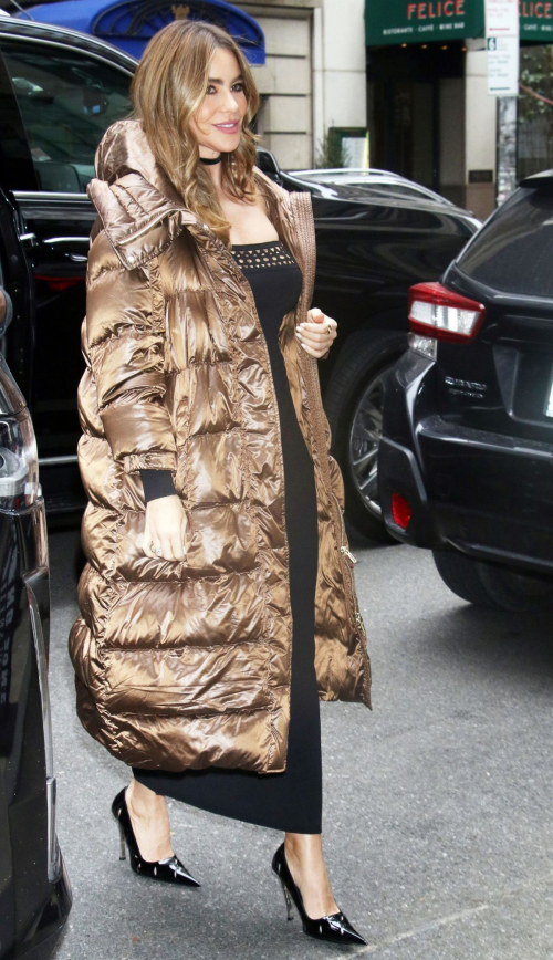 Sofia Vergara heading to Good Morning America in New York, January 2024 3