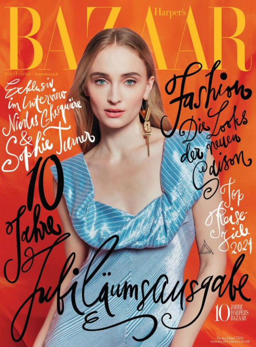 Sophie Turner for Harper's Bazaar Germany, February 2024