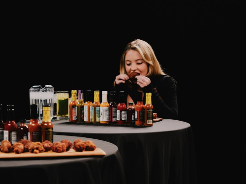 Sydney Sweeney at The Hot Ones, January 2024 1