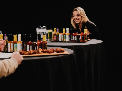 Sydney Sweeney at The Hot Ones, January 2024 2