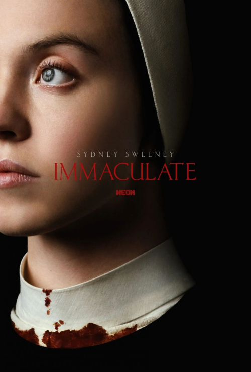 Sydney Sweeney for Immaculate Poster and Trailer, January 2024