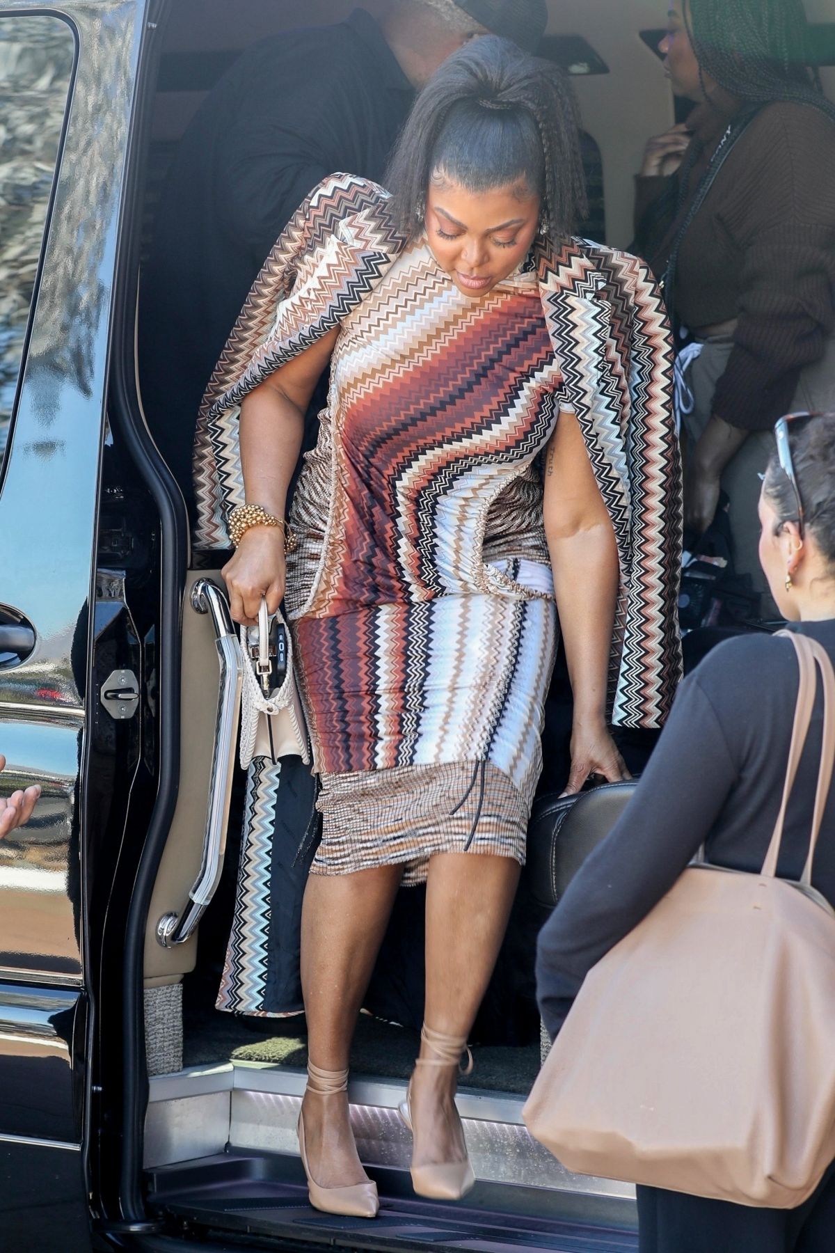 Taraji P. Henson at Promotion of The Color Purple in Palm Springs, January 2024