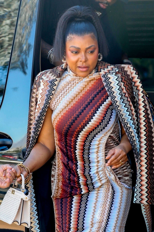 Taraji P. Henson at Promotion of The Color Purple in Palm Springs, January 2024 6