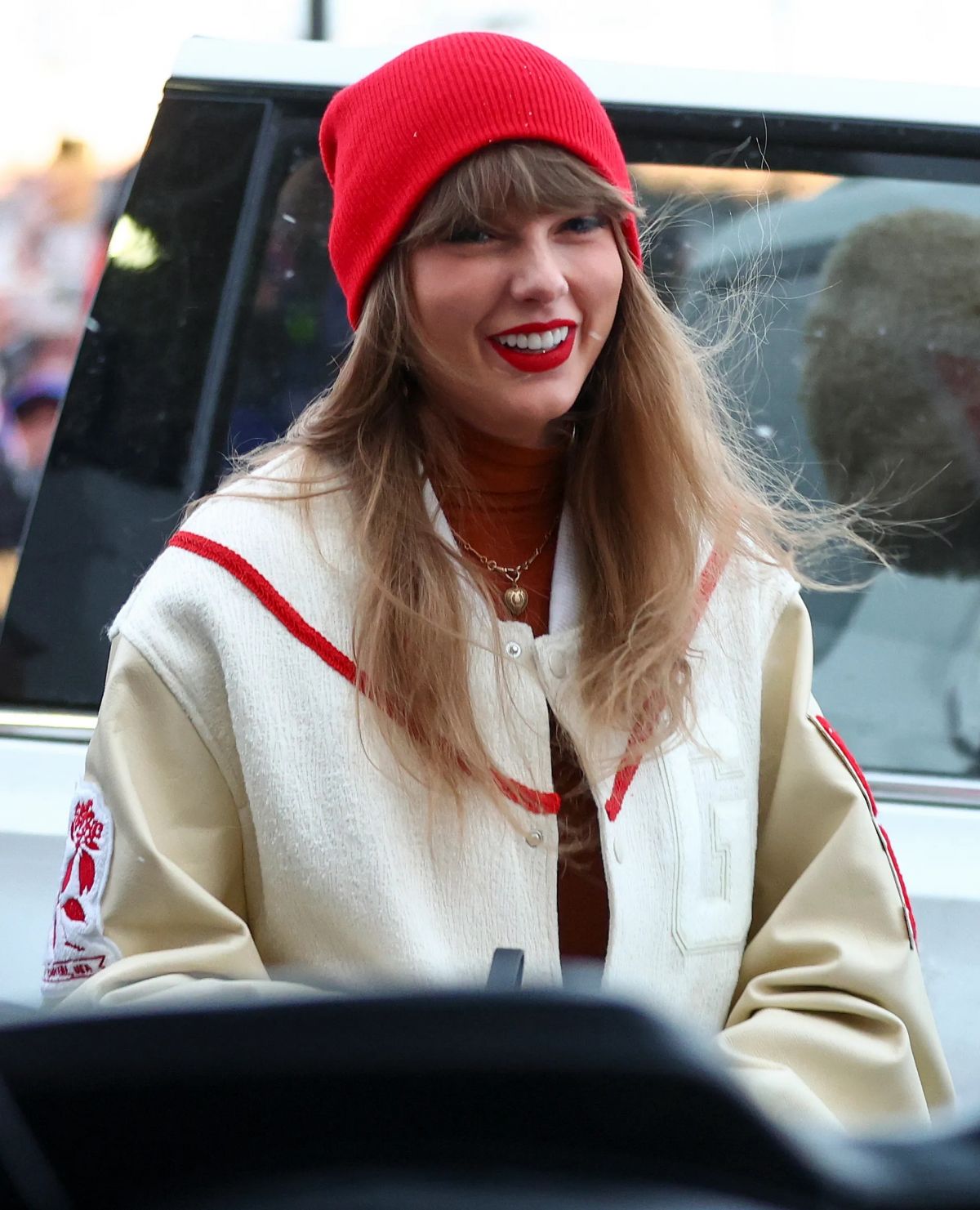 Taylor Swift at Chiefs vs Bills Playoff Game, January 2024