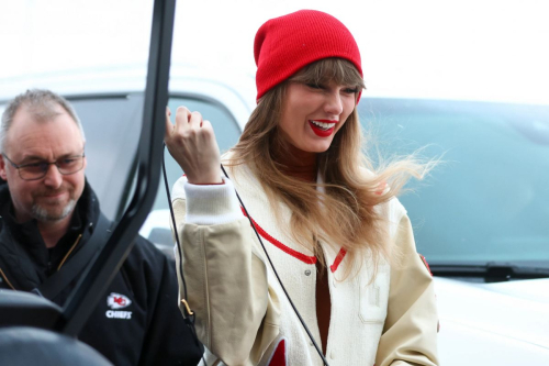 Taylor Swift at Chiefs vs Bills Playoff Game, January 2024 1