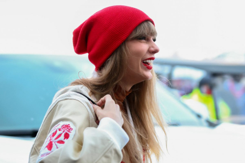 Taylor Swift at Chiefs vs Bills Playoff Game, January 2024 2