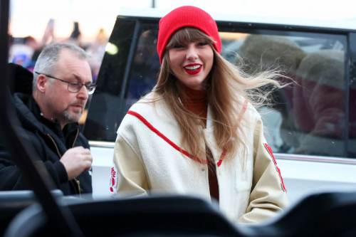 Taylor Swift at Chiefs vs Bills Playoff Game, January 2024 3